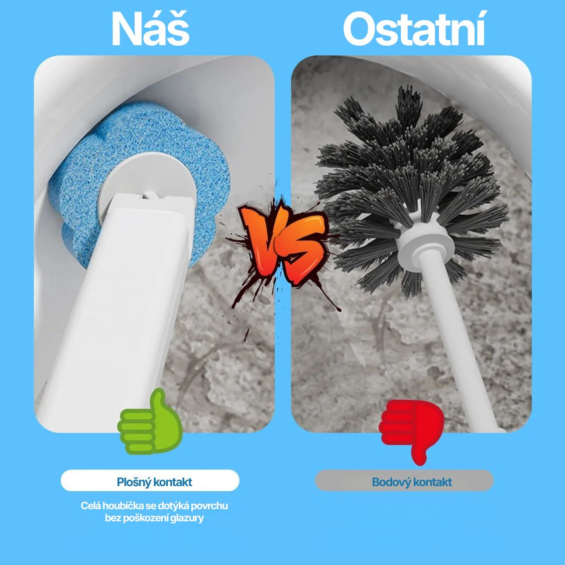 Hygina toaletní kartáč