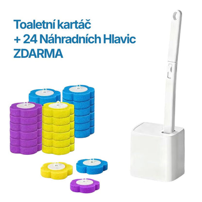 Hygina toaletní kartáč s vyměnitelnou hlavicí